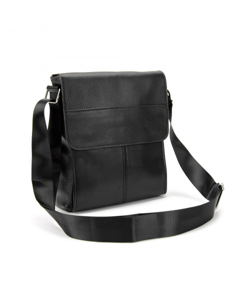 Зручний шкіряний месенджер з клапаном на магнітах Tiding Bag M56-3656A