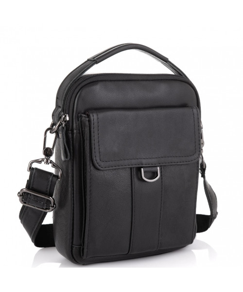 Невелика чоловіча шкіряна сумка через плече Tiding Bag N2-8013A
