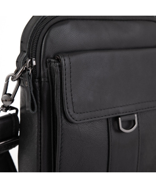 Невелика чоловіча шкіряна сумка через плече Tiding Bag N2-8013A