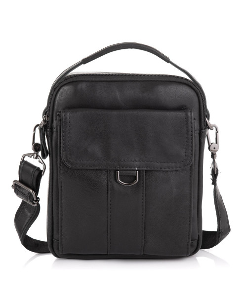 Невелика чоловіча шкіряна сумка через плече Tiding Bag N2-8013A