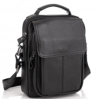 Men's shoulder bag black Tiding Bag N2-8017A