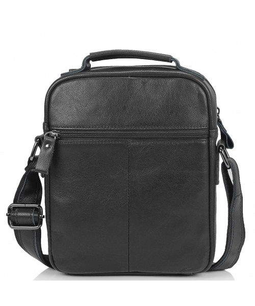 Чоловіча сумка через плече чорна Tiding Bag N2-8017A