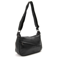 Women's Black Genuine Leather Shoulder Bag Riche NM20-W2021A