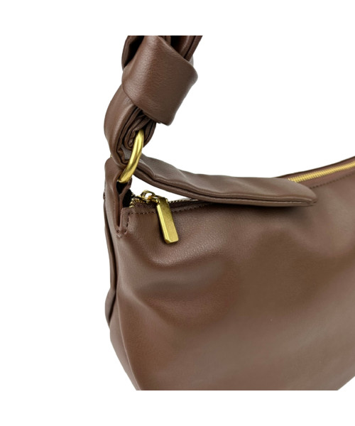 Soft women's leather bag UnaBorsetta NW11-6708C