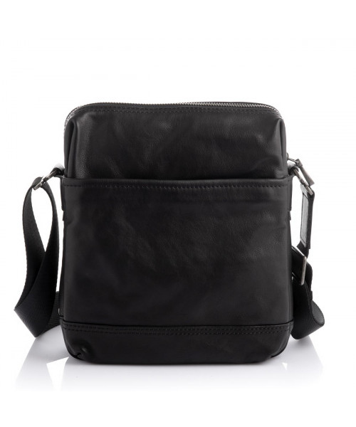 Black leather messenger Tiding Bag S-JMD10-315A