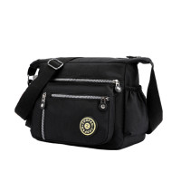 Confident WT1-1012A Women's Black Cloth Messenger Bag