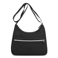 Confident WT1-206A Women's Black Cloth Messenger Bag