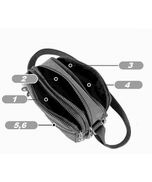 Кросбоді текстильне Confident WT1-5906A
