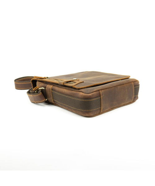 Місткий чоловічий месенджер з клапаном Tiding Bag M39-001DB