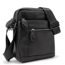 Шкіряний невеликий месенджер на два відділи Tiding Bag M56-2007A