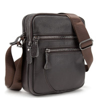 Чоловіча шкіряна сумка через плече Tiding Bag M56-3646-1C