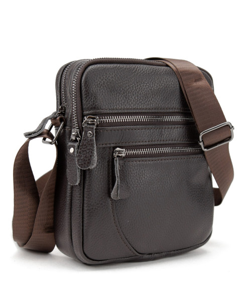 Чоловіча шкіряна сумка через плече Tiding Bag M56-3646-1C