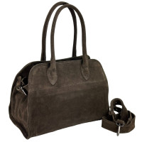 Suede classic women's bag Firenze Italy F-IT-8667DB