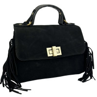 Firenze Italy Fringe Suede Crossbody F-IT-7858A
