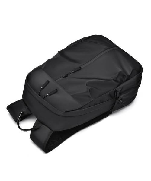 Місткий текстильний чорний рюкзак Confident ANT02-8395A