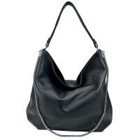 Women's shopper bag made of soft leather Polina Eiterou AN01-Y8538-10A