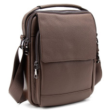 Месенджер шкіряний з ручкою Tiding Bag A25F-FL-9747C