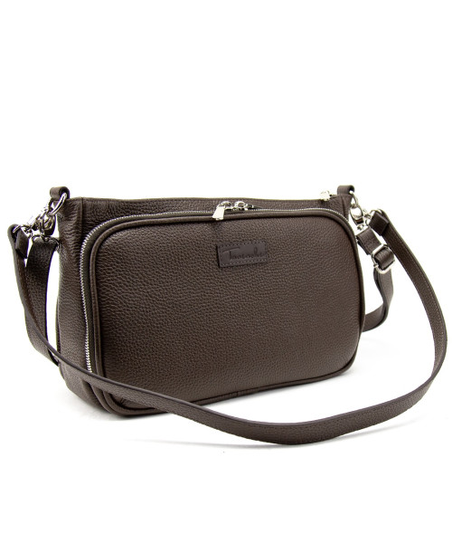 Шкіряне жіноче кросбоді Tavinchi CH-001DB-FL