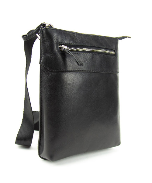 Slim leather vertical messenger Tavinchi S-TV-4142A