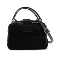 М'яка замшева сумка на два відділи з ручкою Firenze Italy F-IT-1045A-Y