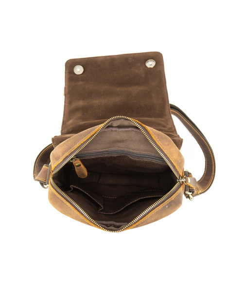 Місткий чоловічий месенджер з клапаном Tiding Bag M39-001DB