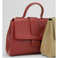 Women's leather frame handbag Firenze Italy F-IT-9844BO