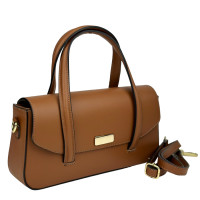 Firenze Italy F-IT-9899C Classic Women's Long Handle Leather Bag