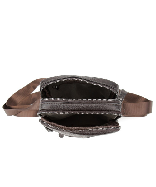 Чоловіча шкіряна сумка через плече Tiding Bag M56-3646-1C