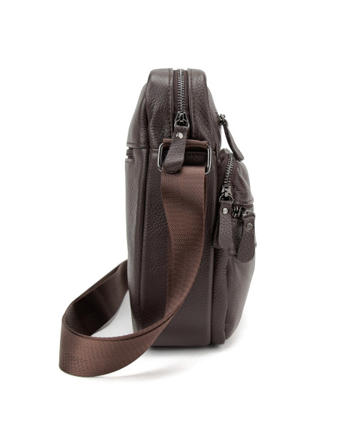 Чоловіча шкіряна сумка через плече Tiding Bag M56-9981C